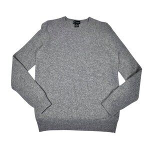 C By Bloomingdails 100% Cashmere Sweater Sz.XL Gray Crewneck Minimalist Staple